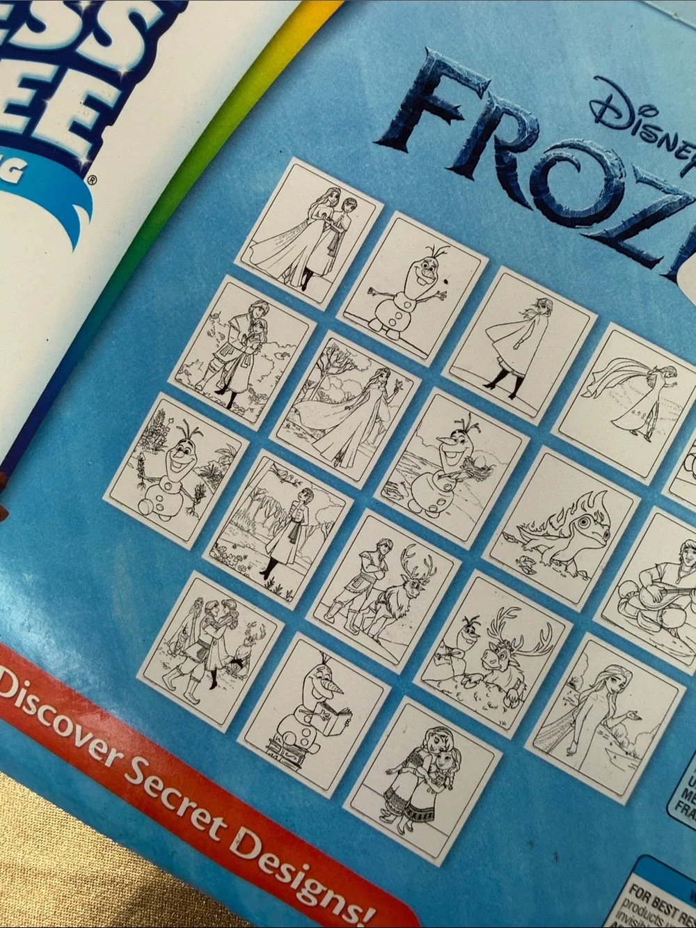 Crayola Color Wonder Mess Free Coloring Set - Disney Frozen colors on special pp